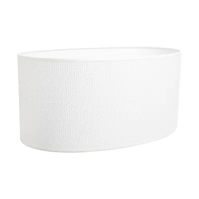 Abażur owal 1xe27 h20 biały l520/w340 h240 a1534