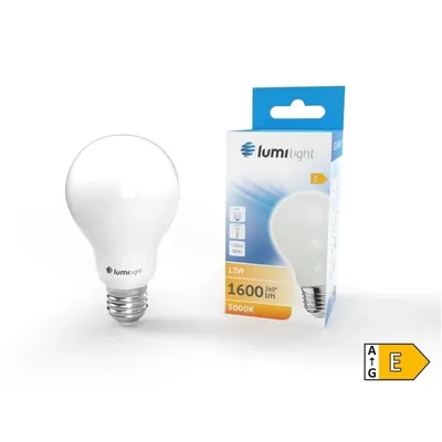 Żarówka led bez kołnierza mleczna a60 e27 12w 360° milk | barwa ciepła