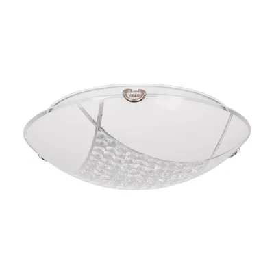 Lampa sufitowa carolina 1xled zintegrowana 1650lm 2700k 15w biały metal/biało-przezroczyste szkło 4593102