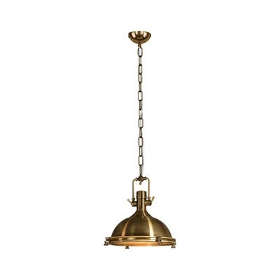 Lampa wisząca trinity 1xe27 max.60w metal patyna/biały metal 1711111