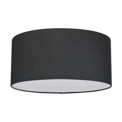 Lampa sufitowa josefina 2xe27 max.25w biały metal/antracytowy klosz tkaninowy 4782812