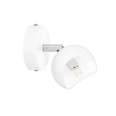 Kinkiet kita 1xg9 max.28w chrom metal/biały metal 2721102