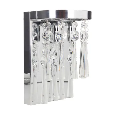 Kinkiet w stylu glamour luxoria kryształki 9018128