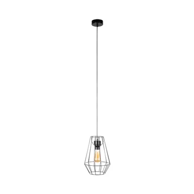 Endorfina lampa wisząca 1xe27 max.60w czarny/czarny pvc/czarny 1324104