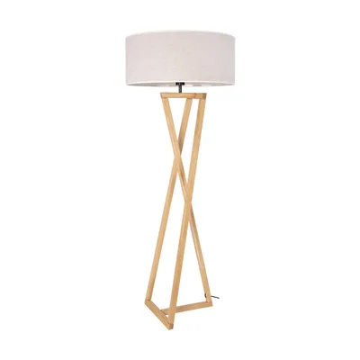 Clessidra lampa podłogowa 1xe27 max.60w dąb olejowany/beżowy 6017400911666