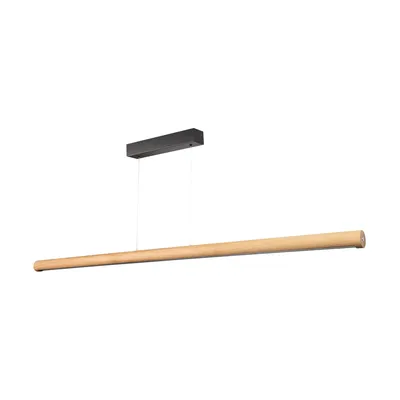 Conor lampa wisząca 1xled 24v, 45w int. czarny/dąb olejowany | ściemniacz dotykowy | 1600mm 1017410200000