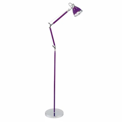 Lampa stojąca, wysoka, podłogowa, biurowa fiolet jerona 180cm 7051114