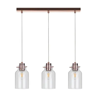Lampa wisząca alessandro iii przeźroczysta 60cm 1760313
