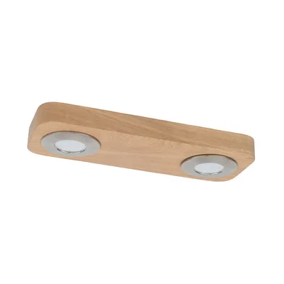 Sunniva lampa sufitowa incl.2xled 5w dąb olejowany/satyna 2291274