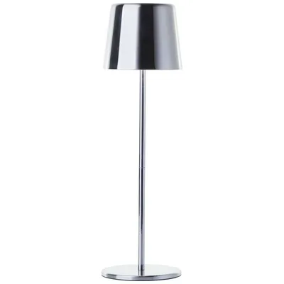 Lampa stołowa xaana led cct+dim regulowana | satynowy nikiel