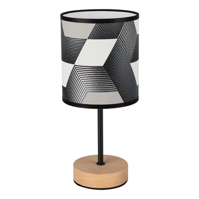 Espacio lampa stołowa 1xe27 max.25w dąb olejowany/czarny/multikolor 77748974