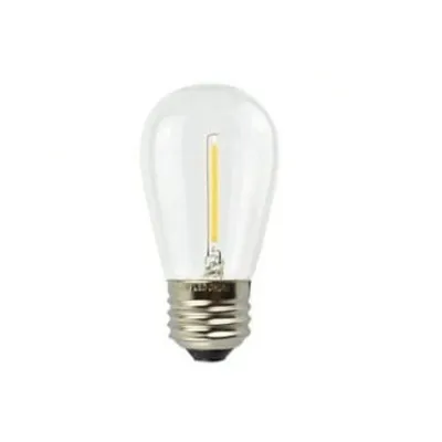 Żarówka do girland led e27 s14 1w girlandowa | barwa ciepła