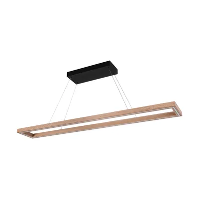 Legno lampa wisząca 3xled 24v 80w int.czarny/ dąb olejowany | ściemniacz dotykowy | 1037416000000