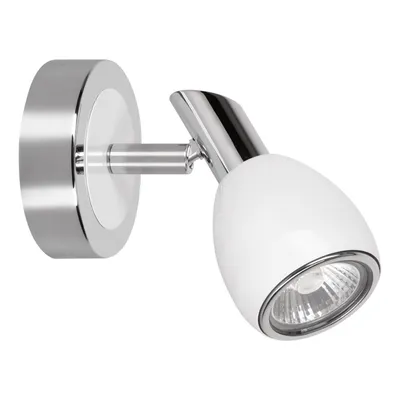 Kolory kinkiet 1xgu10 maks. 50w biały metal/chromowany metal 2212102