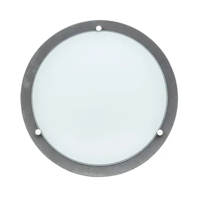 Lampa sufitowa rocky 1xled 24v zintegrowana 1200lm 2700k 13w szary beton/białe szkło 4753036
