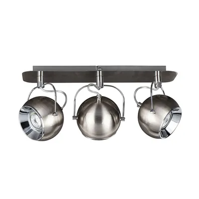 Ball lampa sufitowa incl.3xled gu10 5w satyna/chrom 5109387