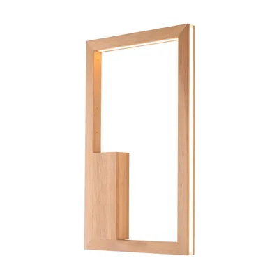 Kinkiet ramme 1xled samsung 24v zintegrowany 2590lm 3000k 28w dąb olejowany ze ściemniaczem dotykowym 9143174