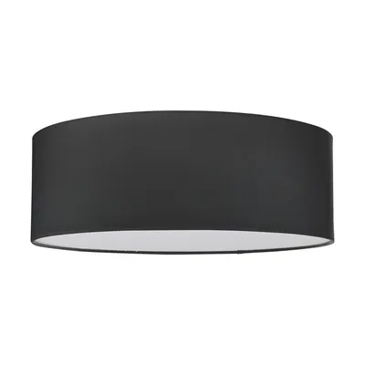 Lampa sufitowa josefina 3xe27 max.25w biały metal/antracytowy klosz tkaninowy 4783812