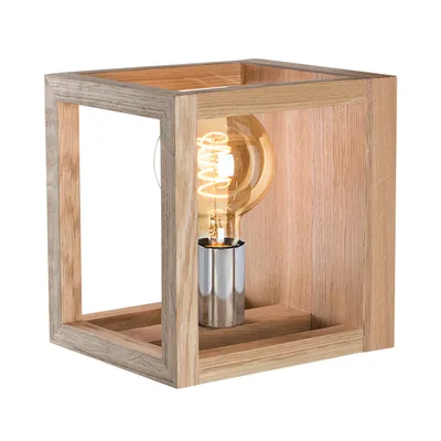 Kago kinkiet 1xe27 max.40w dąb olejowany/chrom 9150174