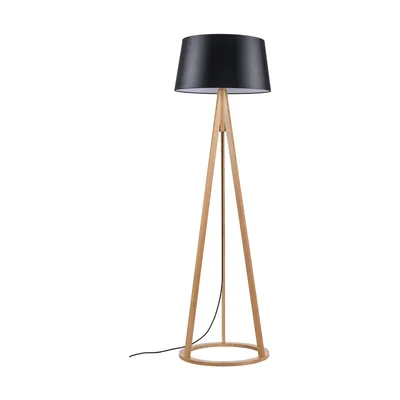 Konan lampa podłogowa 1xe27 max,60w dąb olejowany/antracyt/czarny 6425174