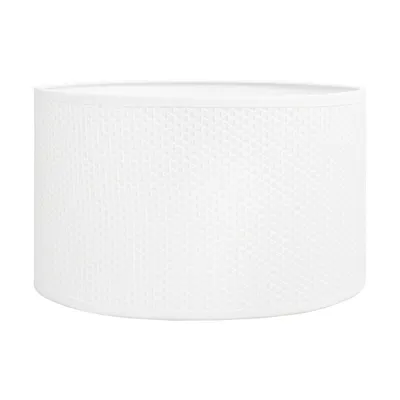 Abażur owal 1xe27 h20 biały l250/w170 h165 a1557