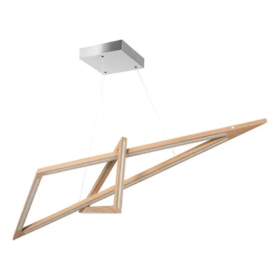 Vinci lampa wisząca 2xled24v 60w int. dąb olejowany/nikiel mat | ściemniacz dotykowy | 1027420800000