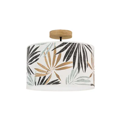 Hoja lampa sufitowa 1xe27 max.60w dąb olejowany/czarny/multikolor 56047174