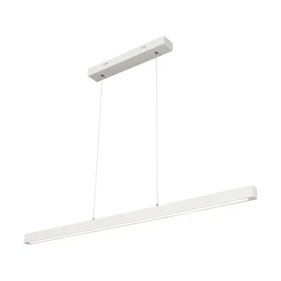 Smal lampa wisząca led zintegrowany 1431lm 3000k 15w białe drewno bukowe ściemniacz dotykowy 1509642