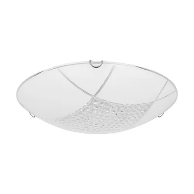 Lampa sufitowa carolina 1xled zintegrowana 1650lm 2700k 18w biały metal/biało-przezroczyste szkło 4594102