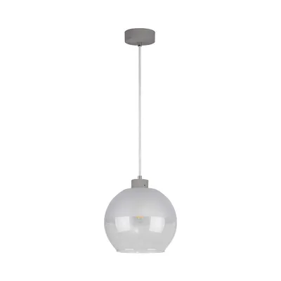 Fresh lampa wisząca 1xe27 max.60w szary/szroniony-transparentny 1860136