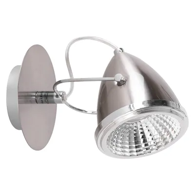 Lampa ścienna oliver w zestawie 1xgu10 led 5,5w chrom metal/satynowy metal 5109127
