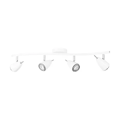 Linda lampa sufitowa 4xgu10 max.50w biały metal/chrom metal 2098402
