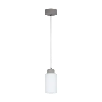 Karla lampa wisząca 1xe27 max.60w szary/transparentny/biały mat 9160136