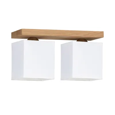 Inger lampa sufitowa 2xe27 max.25w dąb olejowany/biały 2284274