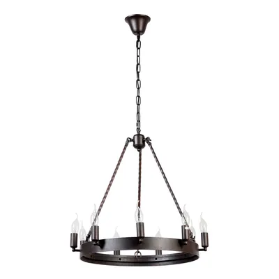 Lampa wisząca bellona 9xe14 max.60w czarny metal 9800904