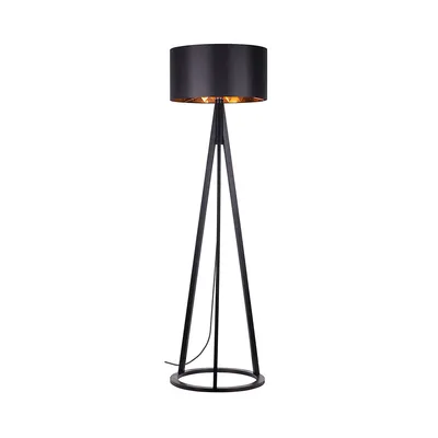 Victoria lampa podłogowa 1xe27 max,60w czarny/czarny-miedziany/czarny 6434904