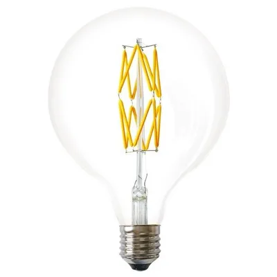 Żarówka filament led e27 6w ciepła 1800k kula g125