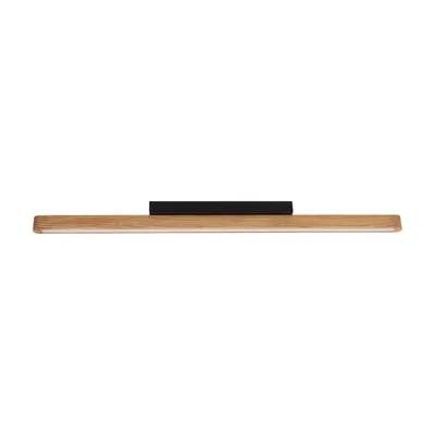 Forestier lampa sufitowa 1xled 12v zintegrowany, 12w sosna bejcowana/czarny 15711104