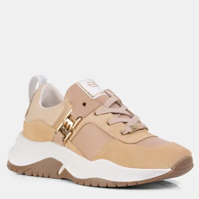 BALDININI Sneakersy zamszowe D3A218CVNBTDTD beżowe