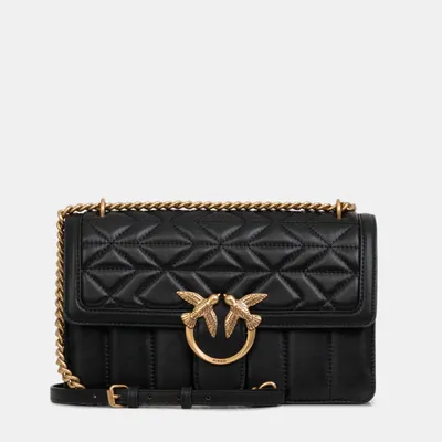 PINKO klasyczna torebka Love One Classic Dc 100941A1XH czarna