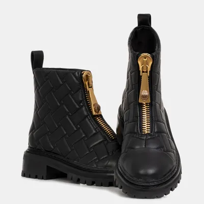 Kurt Geiger skórzane botki z zamkiem z przodu Kensington Zip Boot 3479700109
