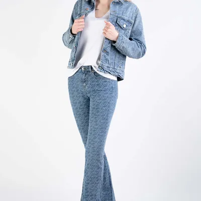 Pinko Kurtka Jeansowa logowana ARRAMPICATA GIUBBINO DENIM LOG
