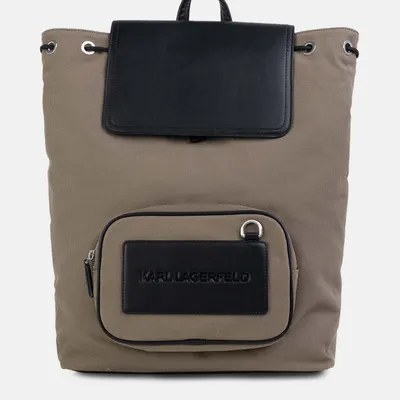 Karl Lagerfeld Plecak K/Kanvas Backpack zielony
