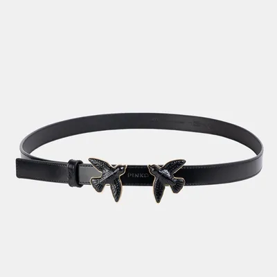 PINKO pasek Love Berry Evolution H2 Belt V czarny