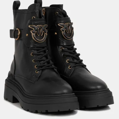 PINKO botki na grubej podeszie Mia 07 SD0147P001Z99 czarne