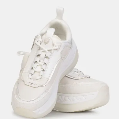 Kurt Geiger sneakersy na platformie Kensington Pump 1290110619 białe
