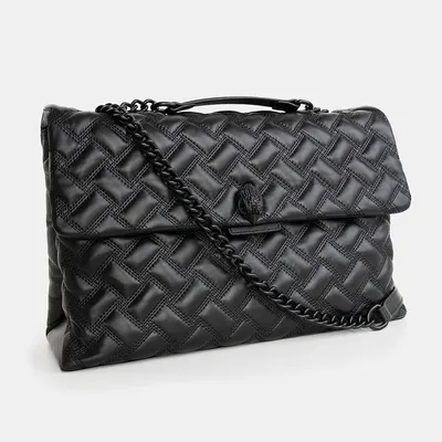 Duża czarna torba Kurt Geiger XXL KENSINGTON