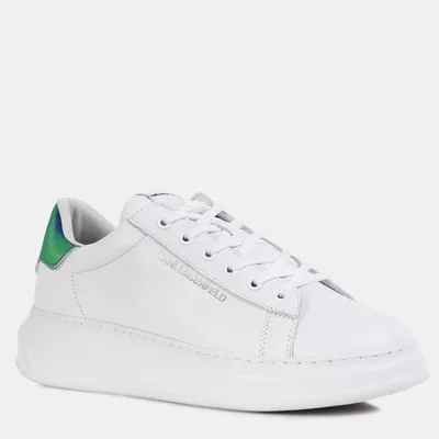 Karl Lagerfeld Sneakersy z neonową wstawką KAPRI MENS NFT Kounter KC Lo białe