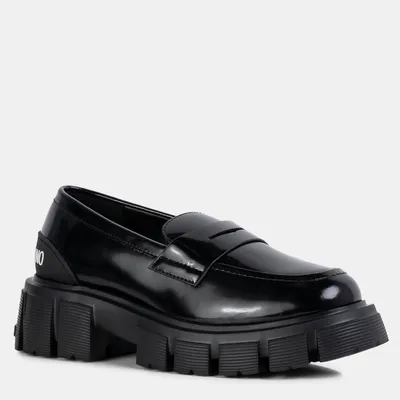 LOVE MOSCHINO Loafersy JA10045G1HIB0000 czarne