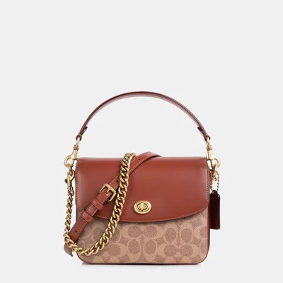 Coach torebka brązowa Sig C Cassie 19 Cb 89089